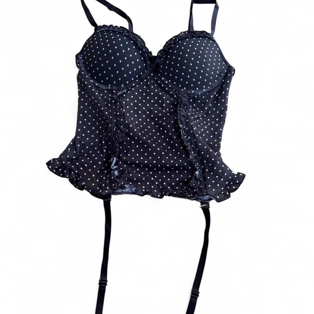 Coquette Polka Dot Corset Top